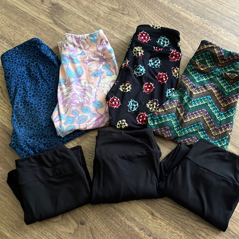 Bundle of 7 LuLaRoe Leggings